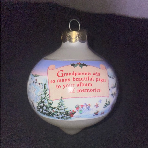 Hallmark Other - Hallmark Grandparents 1991 Ornament/Keepsake Collectors Gift Grandchild